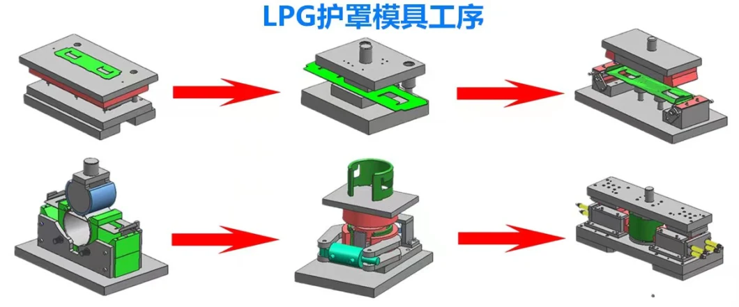 LPG Mold, Pressure Vessel, Tank Body Deep Drawing Mold, Bottom Ring Stamping Mold